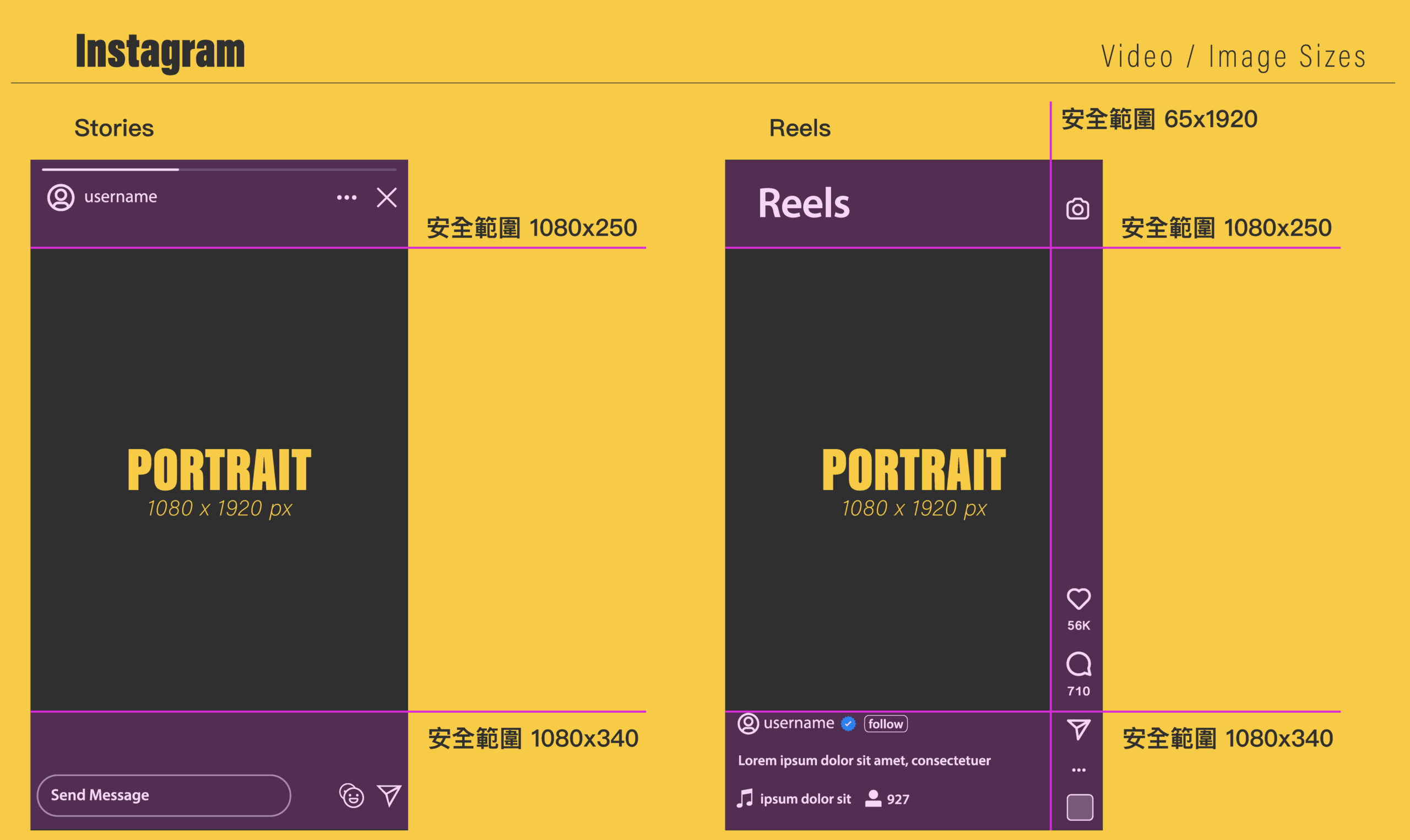 meta-instagram-社群貼文素材尺寸-限時動態 Stories Reels-好日子行銷有限公司